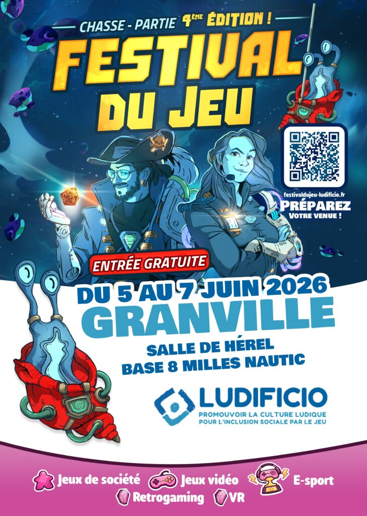 Affiche officielle Festival Chasse-Partie 2026 par ARKADA Studio